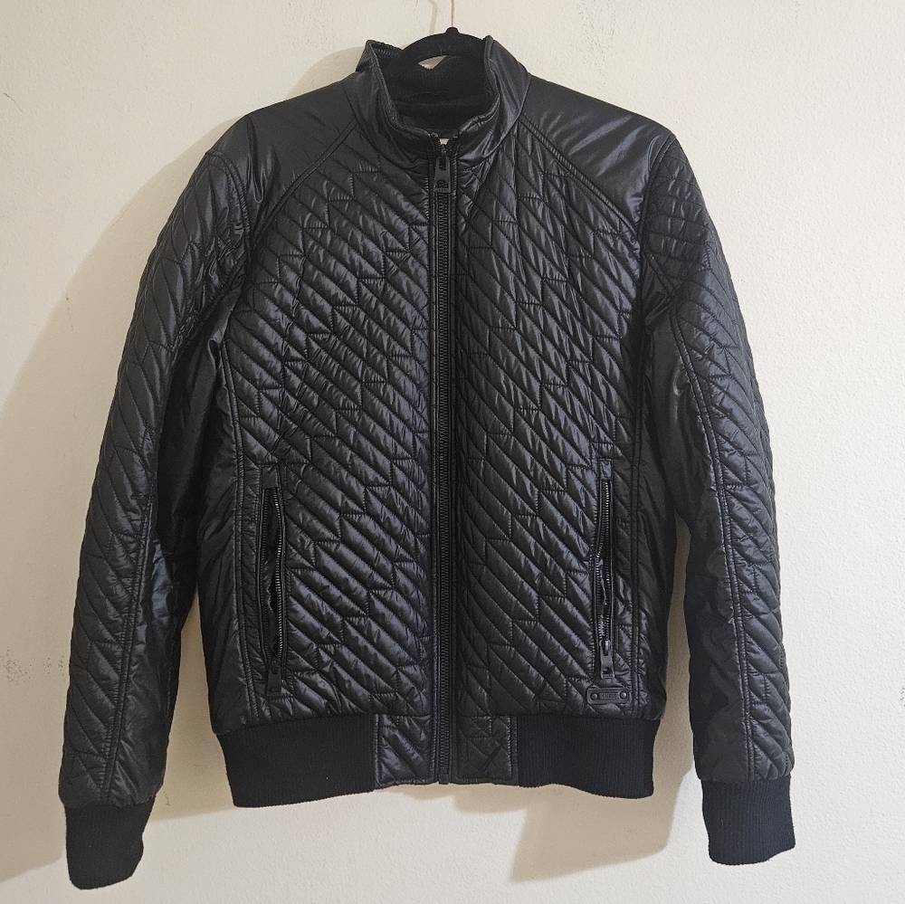Guess Jacket Quilted Bomber Jacket
